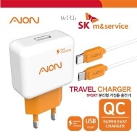 쥬비트 SK엠앤서비스 QC 3.0 고속 충전기 USB 1포트