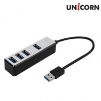 유니콘 4포트 무전원 USB3.0 허브 RH-4500